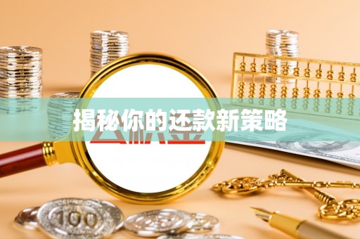 巩留揭秘你的还款新策略