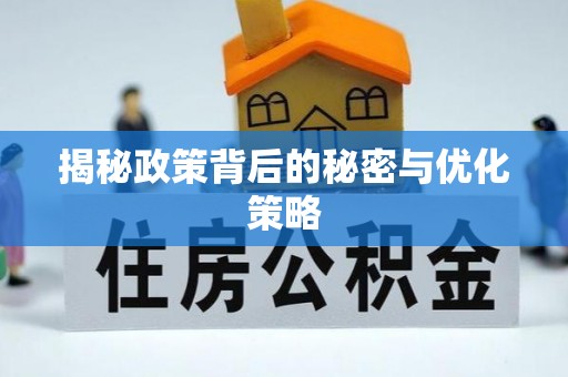 巩留揭秘政策背后的秘密与优化策略