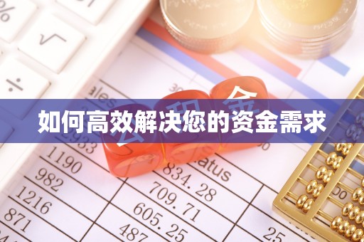 巩留如何高效解决您的资金需求